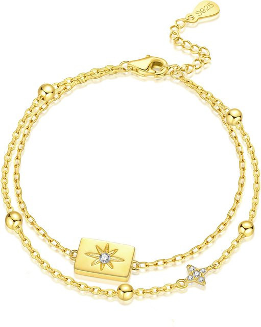 PANPOKI Armband, 925 Silber, Bicolor, Damen - Bild 1