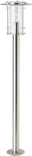Brilliant Außenstandleuchte York Edelstahl Silber IP44 E27 Höhe: 80,5 cm - Bild 2