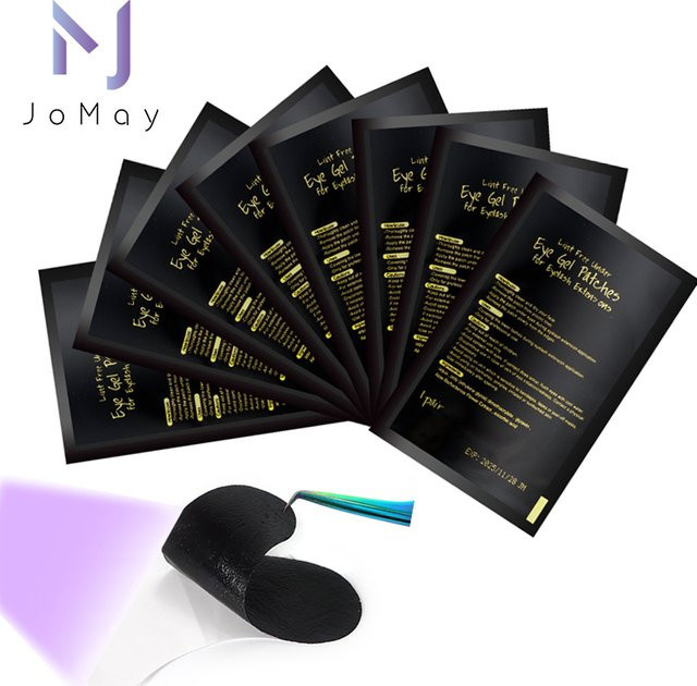 M J JOMAY Hydrogel Augen-Patches, Schwarz, 50 Paare, Unisex - Bild 1