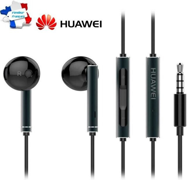 Huawei Honor In-Ear Kopfhörer kabelgebunden mit 3,5 mm Klinkenanschluss in Schwarz - Bild 1