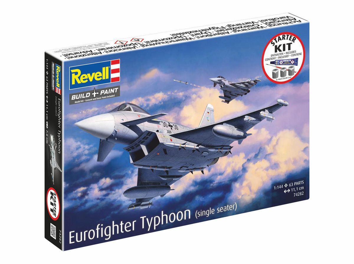 Revell Eurofighter Typhoon Starter Kit Modellbausatz 1:144 - Bild 2