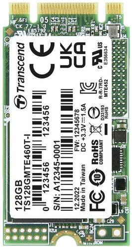 Transcend MTE460T-I 128GB Interne M.2 PCIe NVMe SSD Industrial TS128GMTE460T-I - Bild 1