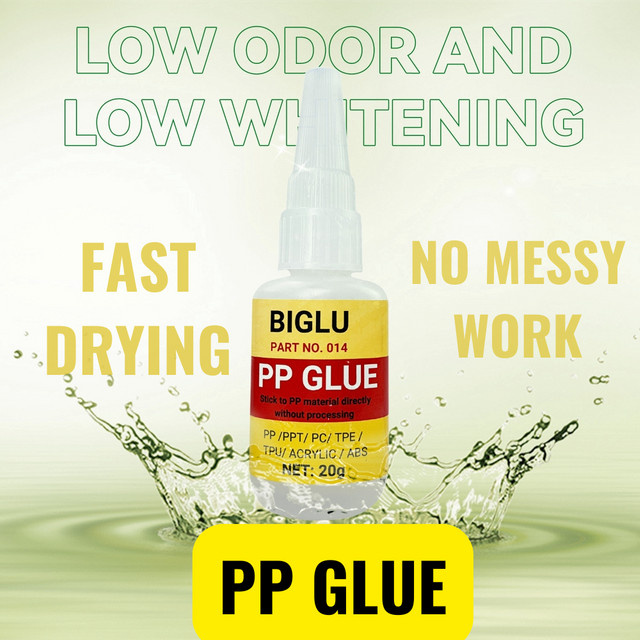 BIGLU PP-Kleber für Polypropylen und elektronische Komponenten, transparent, 20 g - Bild 1