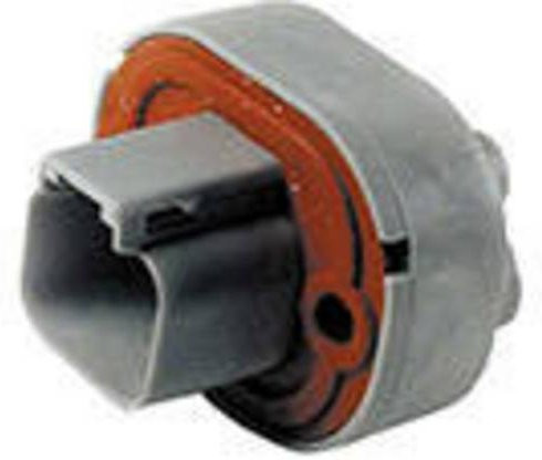 TE Connectivity DT15-2P Rundstecker Stecker, gerade, 2er Serie, Grau - Bild 1