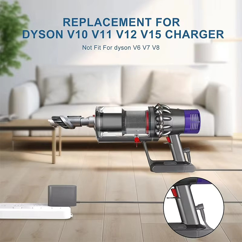 Dyson Ladegerät 33W Netzteiladapter passend für V10 V11 V12 V15 SV12 SV14 SV15 SV16 SV20 SV22 Staubsauger 30,45V 1,1A - Bild 2