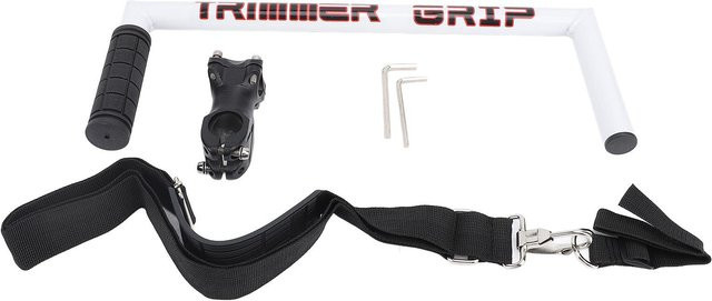 Ergonomischer Trimmergriff aus Aluminiumlegierung zur Arbeitserleichterung beim Unkraut- und Grastrimmen in Weiß - Bild 1