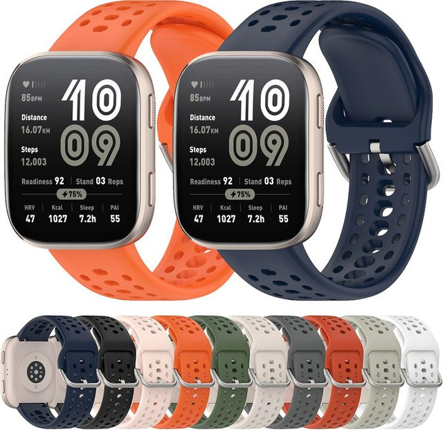 Amazfit Uhrenarmband Silikon, 22 mm, Sport-Silikonarmband - Bild 1