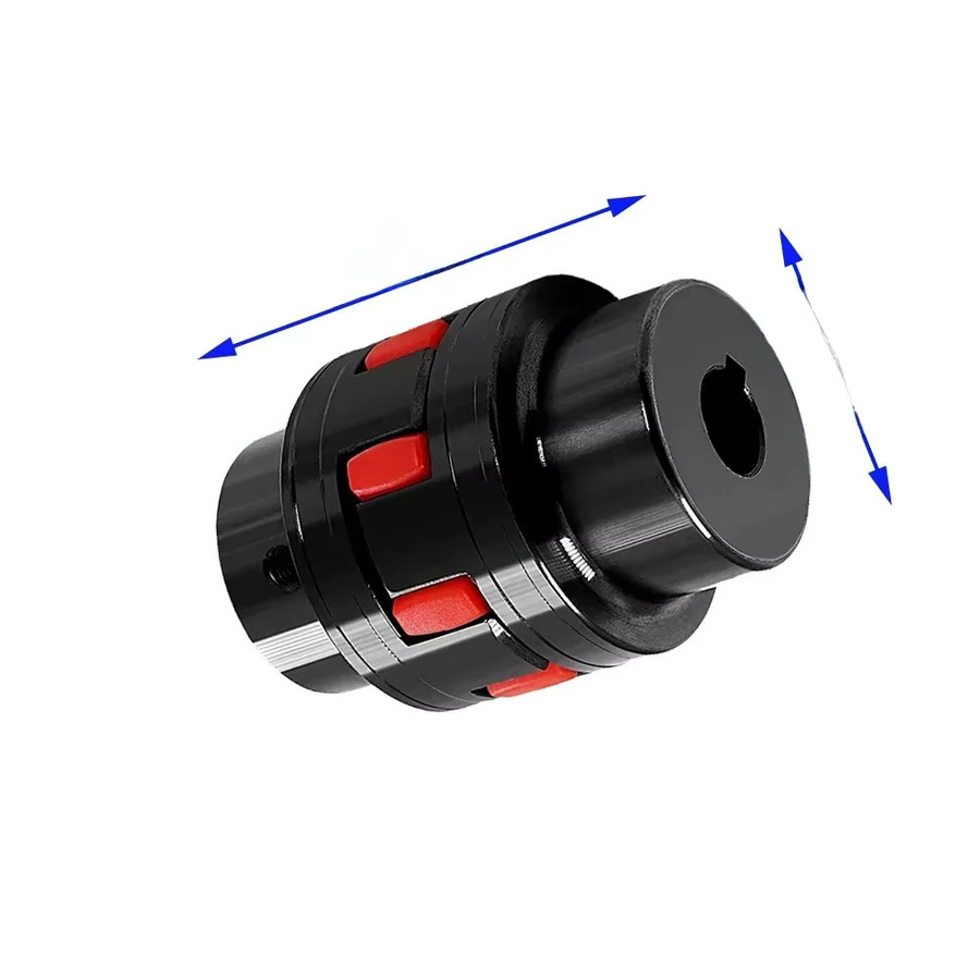 Kande Flexible Kupplung für CNC Kugelumlaufspindel aus Edelstahl, Farbe Schwarz, Durchmesser: 40 mm, Länge: 66 mm - Bild 3