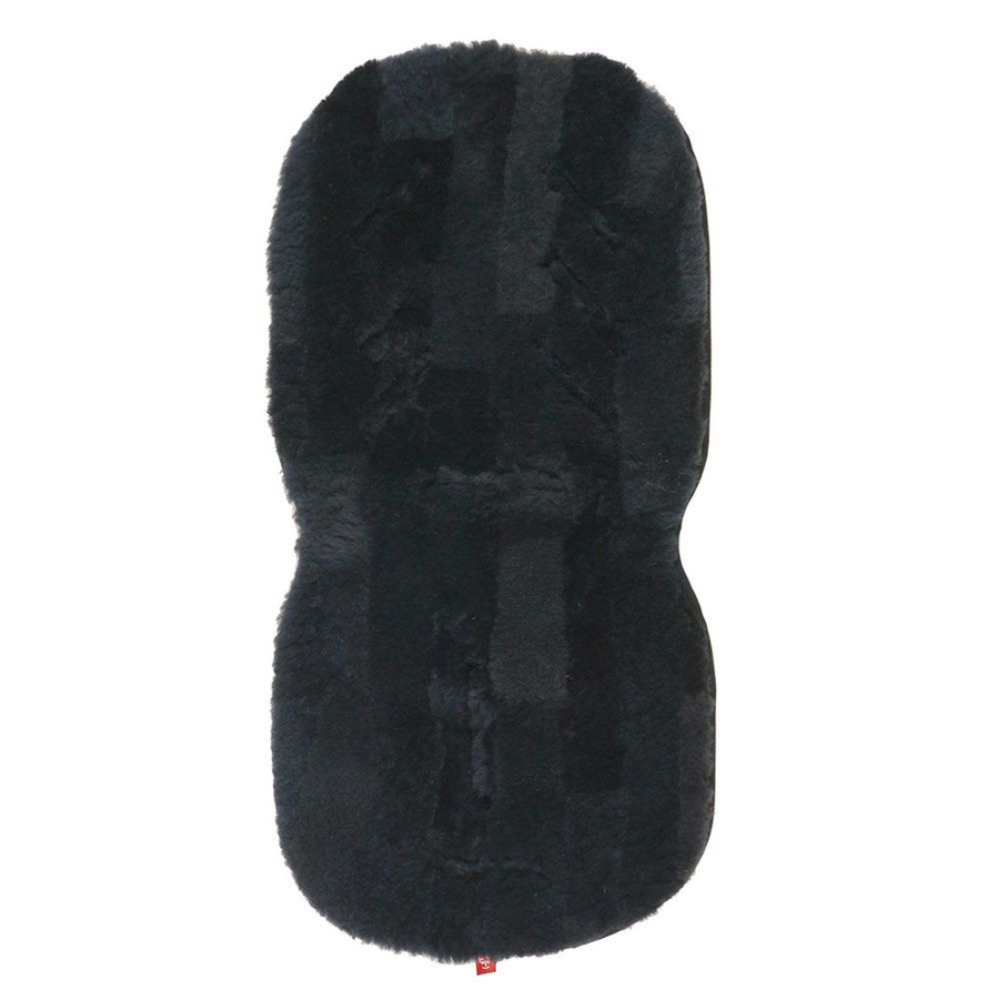 Kaiser Lammfell-Einlage für Babyschalen und Kinderwagen, Farbe: Anthrazit, B x L: 35 x 77 cm - Bild 1
