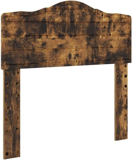 vidaXL Kopfteil aus Holzwerkstoff in Geräucherte Eiche, Breite: 90 cm - Bild 1