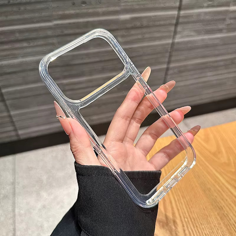 Transparente und stoßfeste Acryl-Handyhülle für Apple iPhone 11 bis iPhone 17 Pro Max und Air - Bild 2