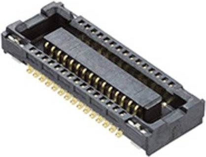 Molex Mezzanine-Steckverbinder 30 Polzahl Schwarz mit Goldkontakten Rastermaß 0.4mm 513380374 Tape on Full reel - Bild 1