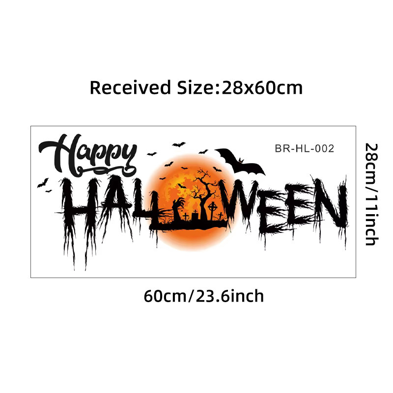 BRUP Halloween Wandaufkleber aus Vinyl für deine Heimdekoration - Bild 4