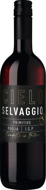 Cielo Selvaggio Primitivo Rotwein, Apulien, 2024, 0,75 l - Bild 1