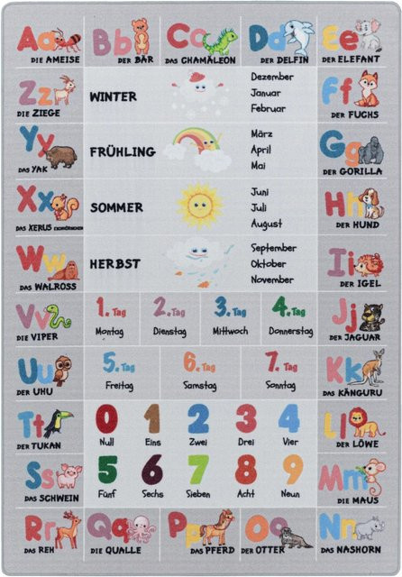 Ayyildiz Kinderteppich Play 2904 Grau B/T: 120 x 170 cm - Bild 1