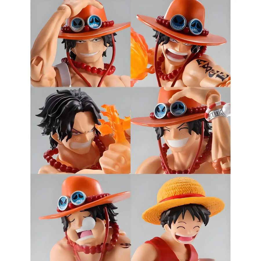 One Piece Portgas D Ace Anime Gelenkige Actionfigur PVC 18cm - Bild 3