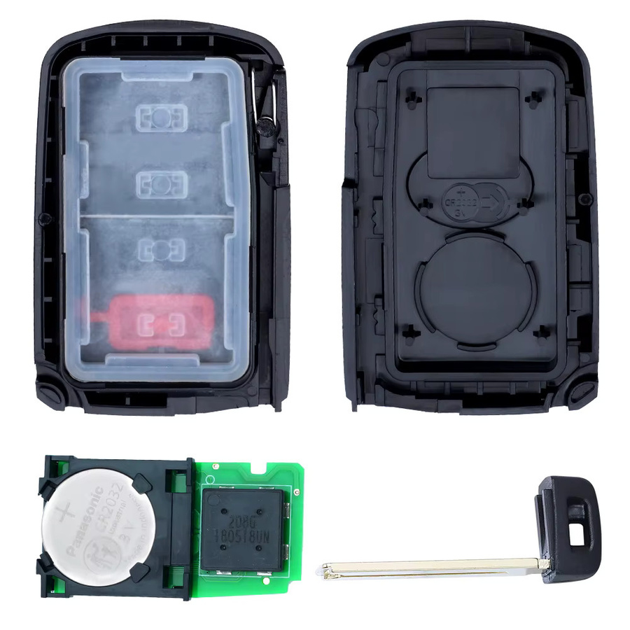 KEYECU Smart Key Remote Key Fob 281451-2110 AG 314,3 MHz für Toyota Land Cruiser Tacoma Highlander, Schwarz - Bild 2