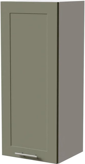 Feldmann-Wohnen Hängeschrank Oslo W4/40 in Weiß und Reed Green Matt, B/T/H: 40 x 32,5 x 96 cm - Bild 1