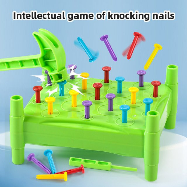 KNYYSECQ Hammer-Spielzeug, Hammer-Nagel-Set, Puzzle-Spielzeug - Bild 1