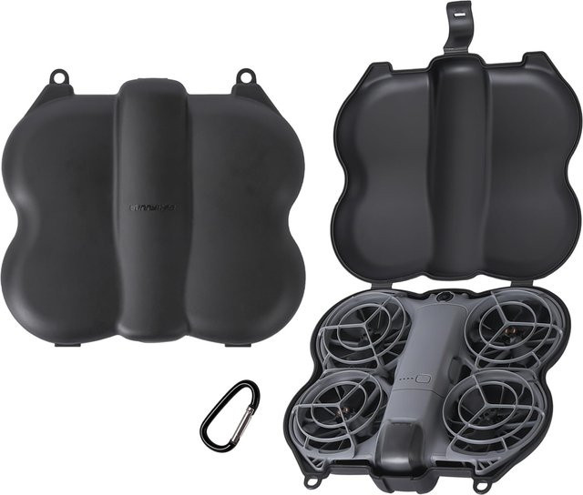 DJI Neo 2 Tragetasche, kompakte und schützende Aufbewahrungstasche für Drohnenzubehör, Schwarz - Bild 1