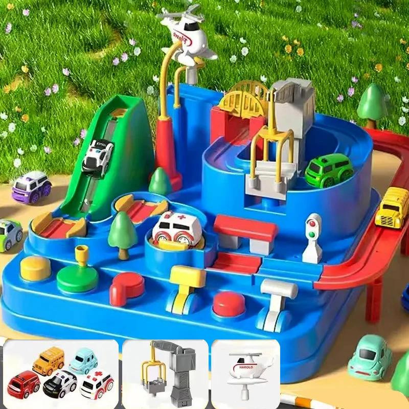 MHXIANGQIANJIN Rennschienenauto Weltraumrakete und Tiere Spielzeug 6-12 Jahre - Bild 5