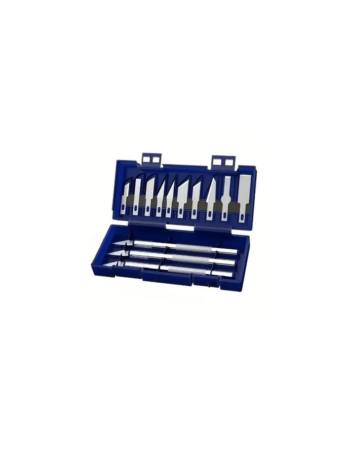 vvocci 13-teiliges Kunst-Siegel-Schnitzmesser-Set aus Metall in Silber für DIY und Reparaturen - Bild 6