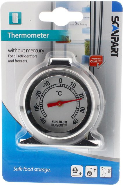 SCANPART Thermometer aus Edelstahl in Silber (57090) - Bild 1