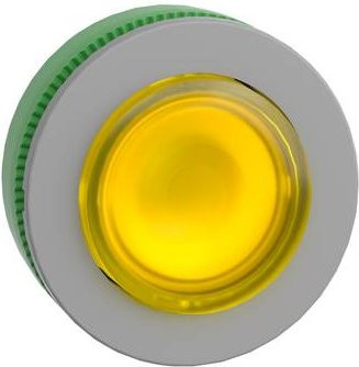 Schneider Electric ZB5FH83C0 Drucktaster-Frontelement aus Kunststoff in Gelb und Grau - Bild 1
