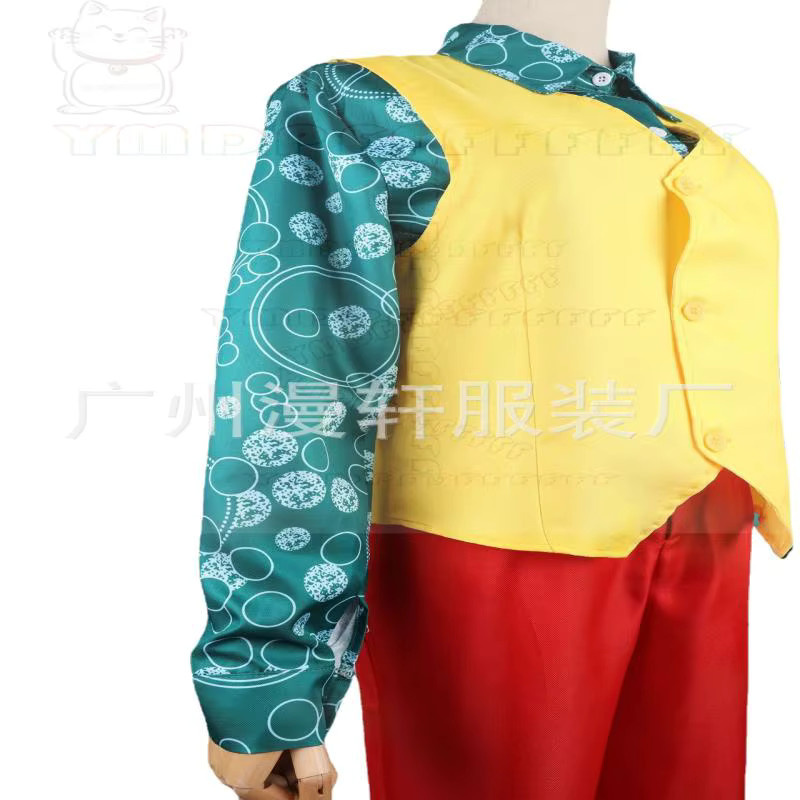 Phoenix DC Joker Clown Cosplay Anzug, Kostüm Set, Plüsch / Textil, Bunt / Mehrfarbig - Bild 3