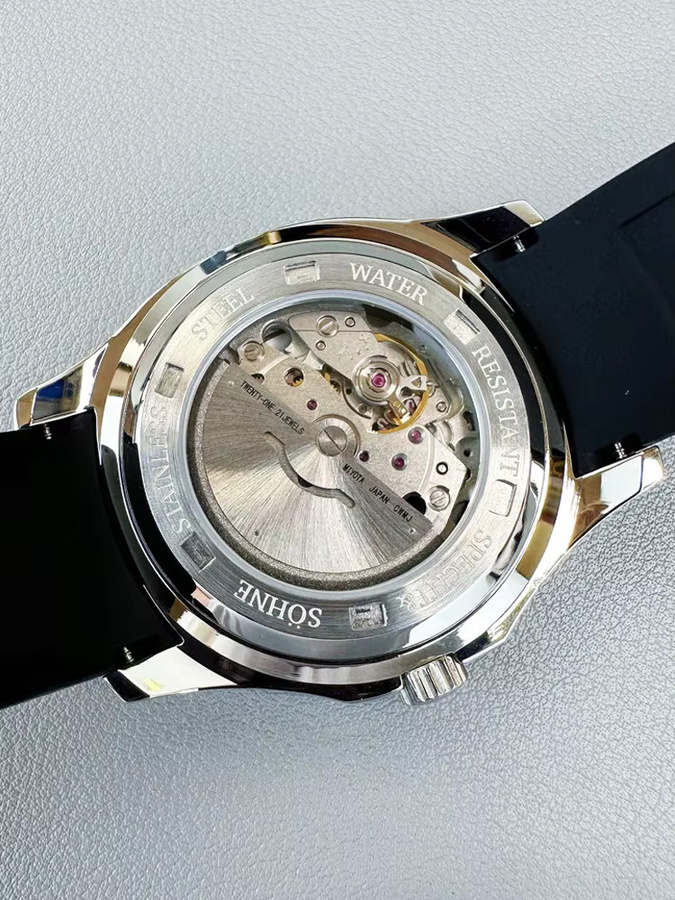 Specht&Söhne Armbanduhr, Automatik, Gold, Roségold, Kautschukband, Herren - Bild 3