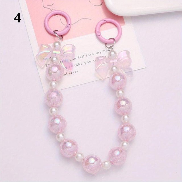Taschenkette Acryl, weiß, Damen, Schultertaschenzubehör - Bild 1