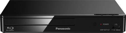 Panasonic DMP-BDT167 3D Blu-ray-Player mit Full HD Upscaling in Schwarz - Bild 1