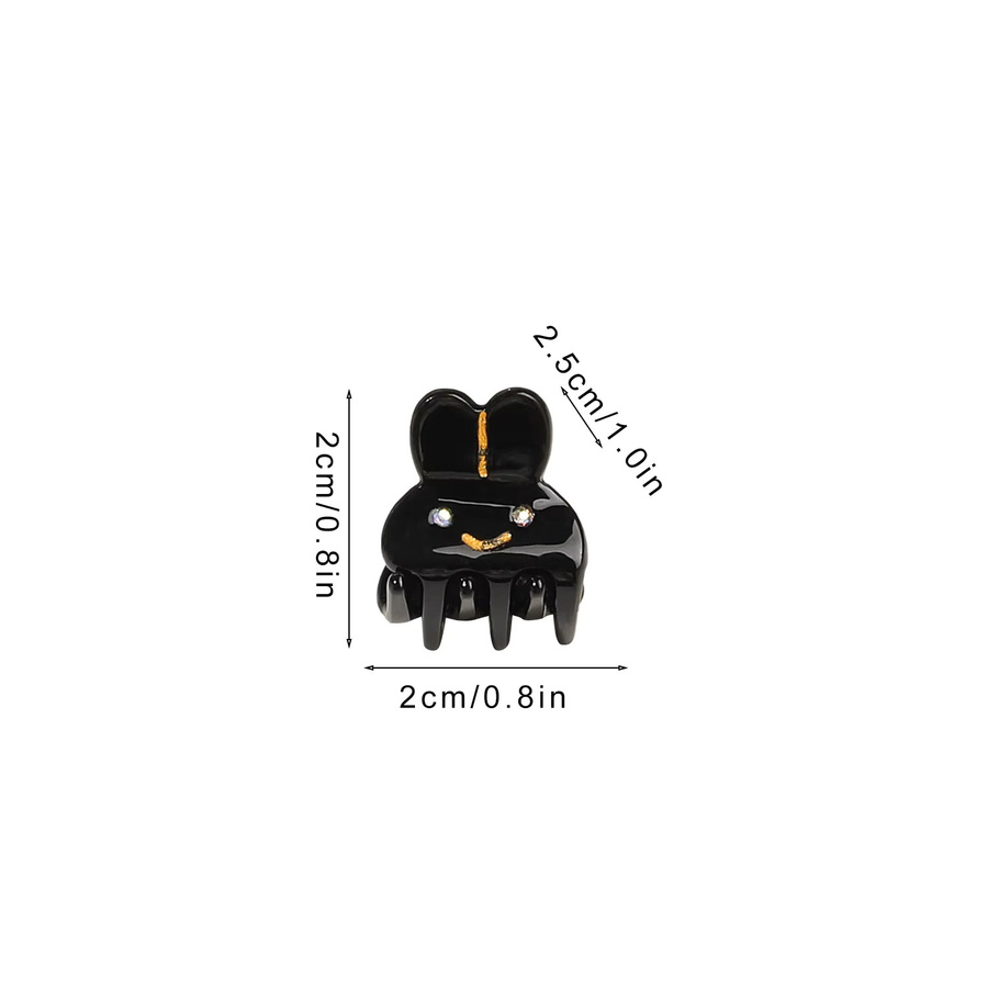Haar Clips, Acetat, Kaninchen, Geometrisch, Damen, 2er-Set - Bild 6