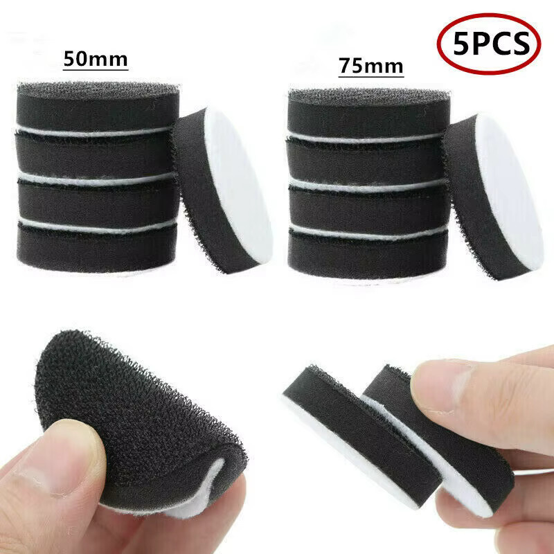 DAZZLEEX 5er-Pack weiche Schwamm-Zwischenlagen zur Vibrationsreduktion beim Konturschleifen, Durchmesser: 50 mm und 75 mm - Bild 2