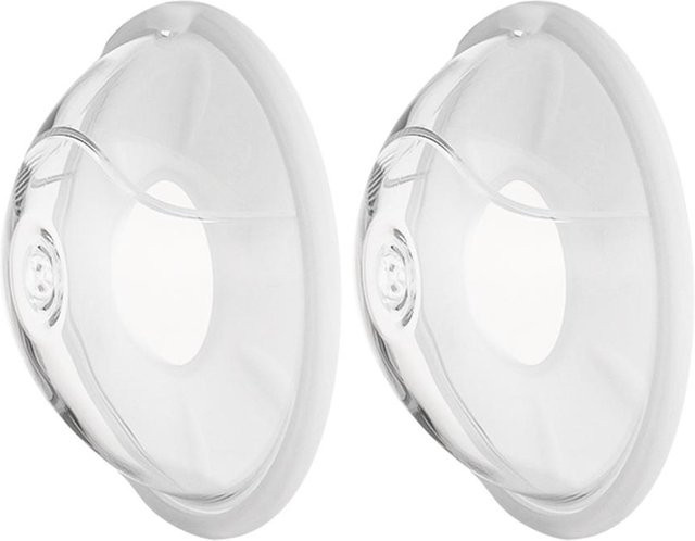 Binchi Outdoor Product 2er-Set Manueller Muttermilchsammler aus Silikon, Transparent, Auslaufsicher und Wiederverwendbar - Bild 1