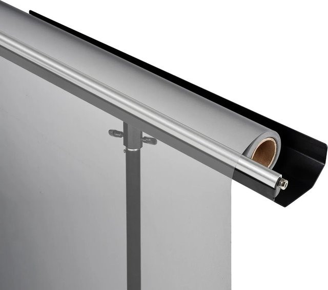 Walimex Pro Hintergrundsystem für Fotostudio in Schwarz und Grau - Bild 1