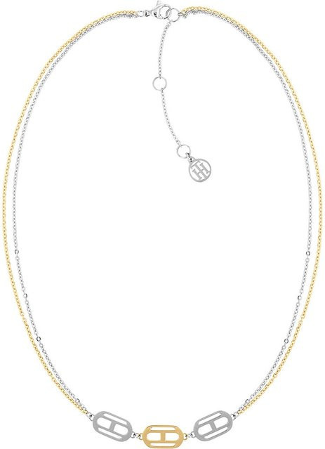 Tommy Hilfiger Halskette Edelstahl, Bicolor, Damen, 46 cm - Bild 1