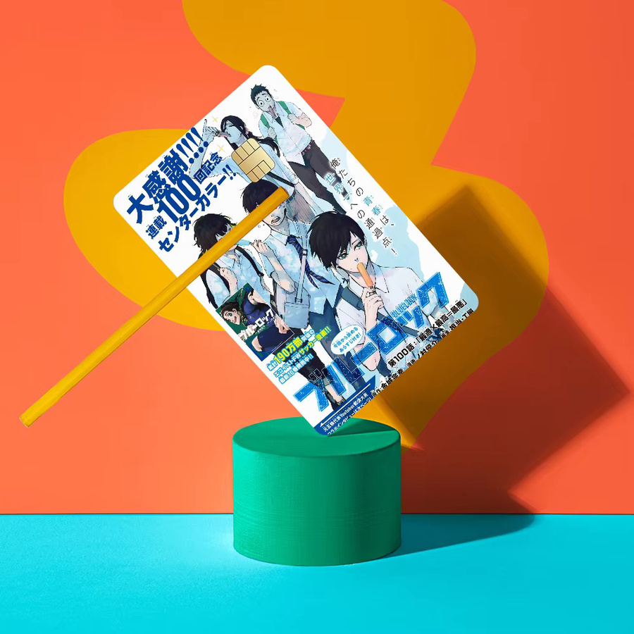 Wasserdichter Blue Lock Anime Aufkleber für Kreditkarten und Debitkarten in Multicolour - Bild 2