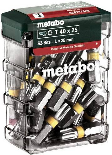 Metabo Bit-Box T40 Bit-Set 25-teilig aus Edelstahl in Multicolor - Bild 1