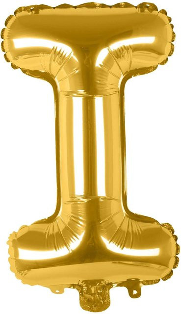 Rico Design Folienballon Buchstabe in Gold, Höhe: 36 cm - Bild 1