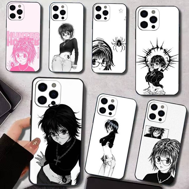 H-Hunter-x-hunt Shizuku Silikon Handyhülle für iPhone 17 bis 11, Schwarz - Bild 1