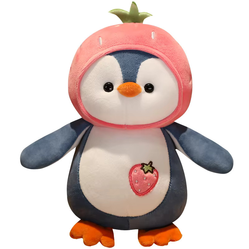 YUZHINUO Kawaii Cartoon Pinguin Plüschtier, Weiche Puppe, 1-teiliges Set - Bild 4