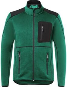Strickjacke Kübler Workwear in Moosgrün/Schwarz Größe XXL - Bild 1