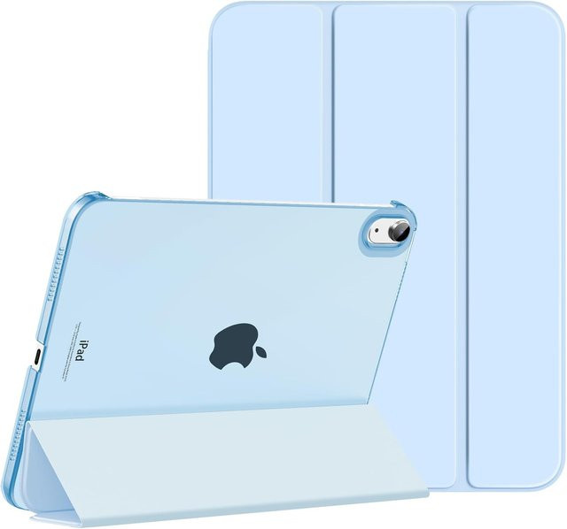 Apple iPad Hülle mit Schlankem Ständer und Hartschalen-Rückseite in Blau - Bild 1
