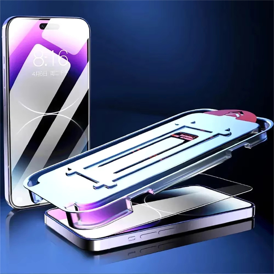 2 Stück Anti-Privacy Displayschutzfolie aus Glas für Apple iPhone 16 15 14 13 12 11 Pro Max Plus und iPhone X XR XS Max, transparent - Bild 5