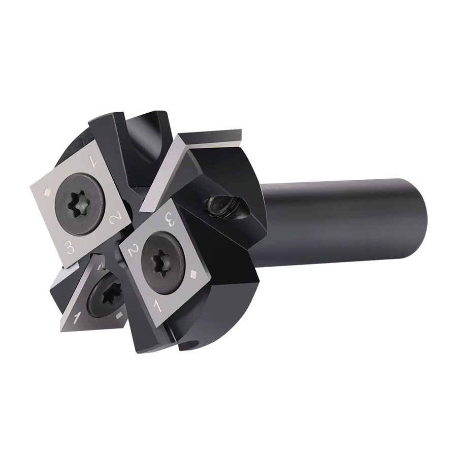 CMCP CNC Spoilboard Surfacing Router Bit mit 1/2 Zoll Schaft, 4 Flöten Hartmetallplatte zum Abflachen und Hobeln von Holz - Bild 5