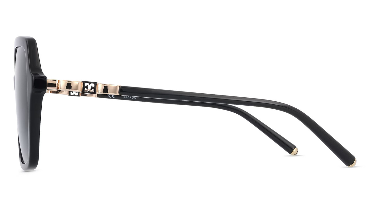 Escada ESCSESD46 Sonnenbrille Cat Eye, Vollrand, Metall, schwarz, Damen - Bild 2
