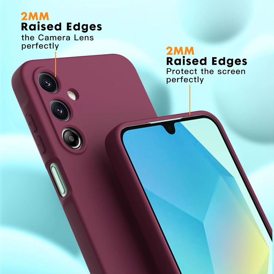 Stoßfeste Silikon Schutzhülle für Samsung Galaxy A17 A56 A55 A54 A52S A34 A33 A32 A16 in Rot - Bild 2