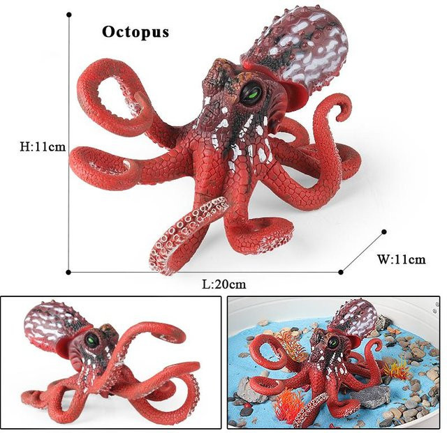 Oenux Meeresleben Tintenfisch Krake Actionfigur 3-6 Jahre - Bild 1