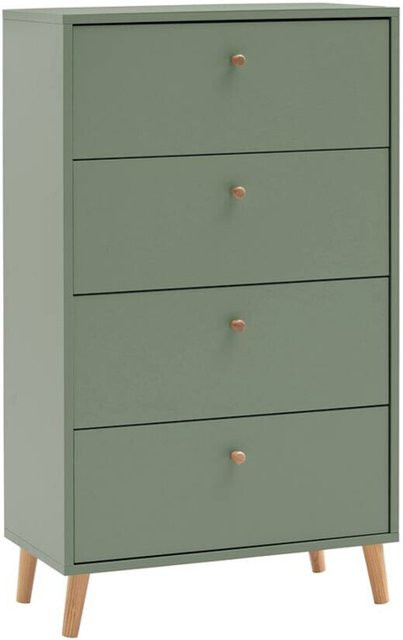 Schildmeyer Kommode Bjarne Pistazie aus Massivholz, B/H/T: 60,1 x 101,3 x 33 cm - Bild 1